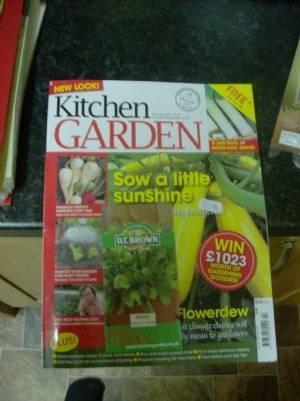 Kitchen Garden reading picked up today, Kitchen Garden reading picked up today,