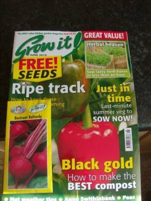 A Sunday suprise for me.The Grow it mag. A Sunday suprise for me.The Grow it mag.