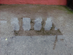 Not the nicest of reflections with rain. Not the nicest of reflections with rain.
