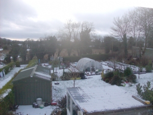Almost a white blanket. Almost a white blanket.