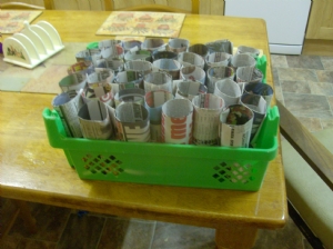 Paper pots. Paper pots.