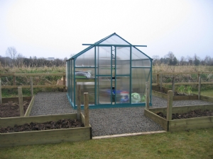 New graveled area New graveled area
