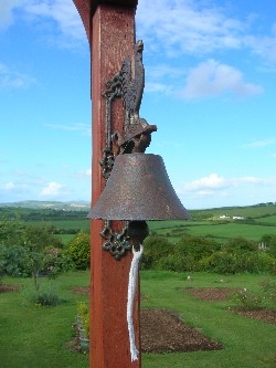 bell on pergola bell on pergola